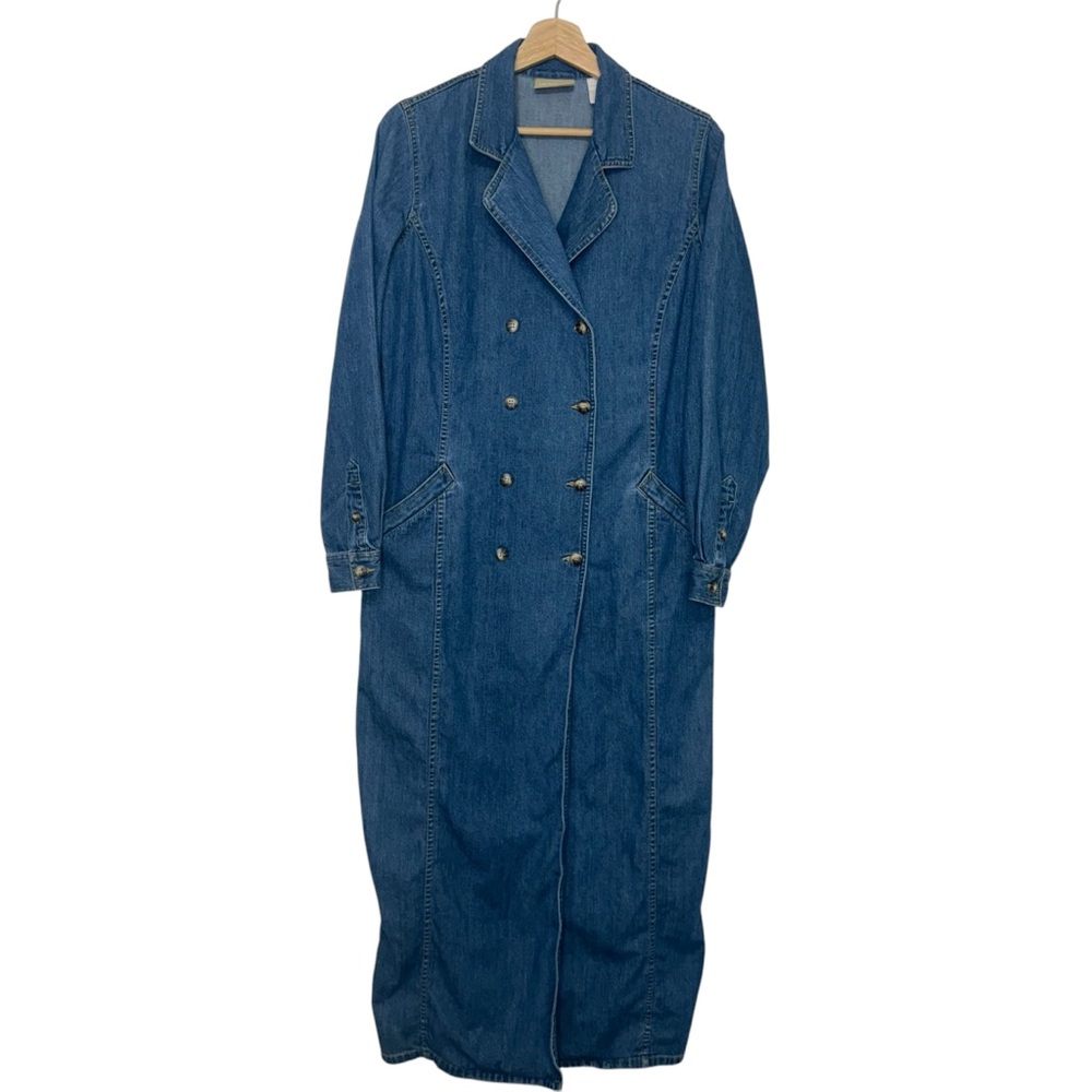 Vintage Liz Claiborne Lizwear Denim Jean long sleeve dress size 12